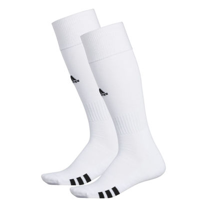 Picture of adidas Rivalry Soccer Socks (2-Pair), White/Black, Medium