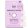 Picture of Rael Pimple Patches, Miracle Overnight Spot Cover - Hydrocolloid Acne Patch for Face, Zit & Blemish, Thicker & Extra Adhesion, Absorbing Cover, All Skin Types, Vegan, Cruelty Free, 3 Sizes (52 Count)