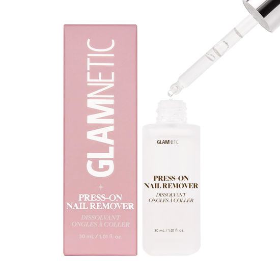 Picture of Glamnetic Press On Nail Remover | Odorless, No Acetone, Gentle Press-On Nail Remover Serum for Fake Nails | 30 ml/1.01 fl. oz.