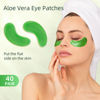 Picture of USTELIR Under Eye Patches, 40 Pairs Eye Mask for Dark Circles, Puffy Eyes, Undereye Bags,Wrinkles,Eye Mask Patches with Aloe Vera, Eye Treatment Skin Care for Men & Women Gift