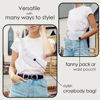 Picture of MAXTOP Large Crossbody Fanny Pack with 4-Zipper Pockets,Gifts for Enjoy Sports Festival Workout Traveling Running Casual Hands-Free Wallets Waist Pack Phone Bag Fits All Phones