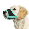 Picture of HEELE Dog Muzzle, Soft Mesh Breathable Muzzle with Adjustable Straps for Small Medium Large Dogs, Prevent Biting, Licking and Chewing, Allow Drinking Panting Green Small