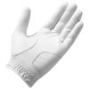 Picture of TaylorMade Stratus Tech Cadet Glove (White, Medium/Large), White(Medium/Large, Worn on Left Hand)