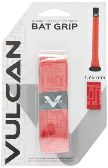 Picture of Vulcan | 1.75mm Bat Grip | Baseball/Softball | Bright Red