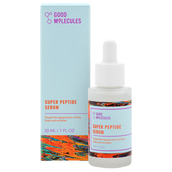 Picture of Good Molecules Super Peptide Serum - Anti-aging Facial Serum with Peptides and Copper Tripeptides to Plump and Firm - Water-Based Skincare for Face