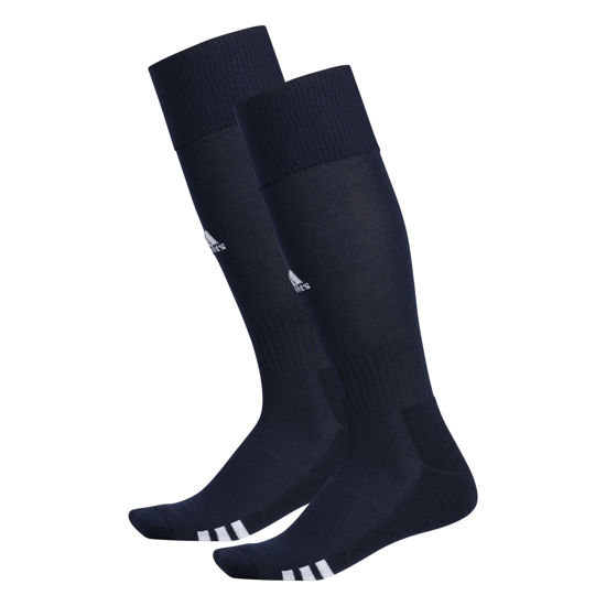 Picture of adidas Rivalry Soccer Socks (2-Pair), Team Navy Blue/White, Medium