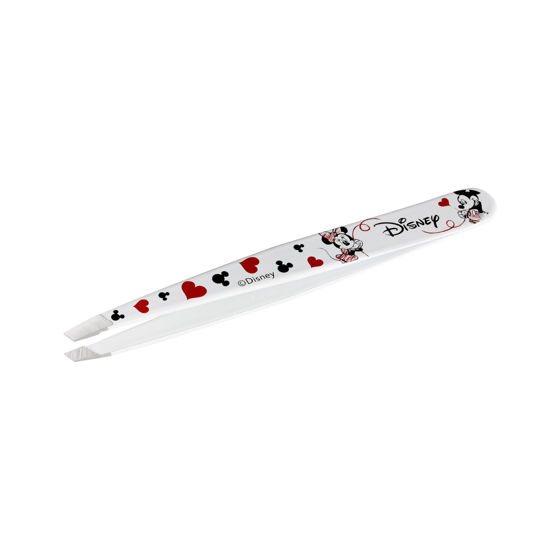 Picture of Tweezerman Disney's Mickey Mouse & Minnie Mouse Forever in Love Slant Tweezer - Eyebrow Tweezers for Women and Men