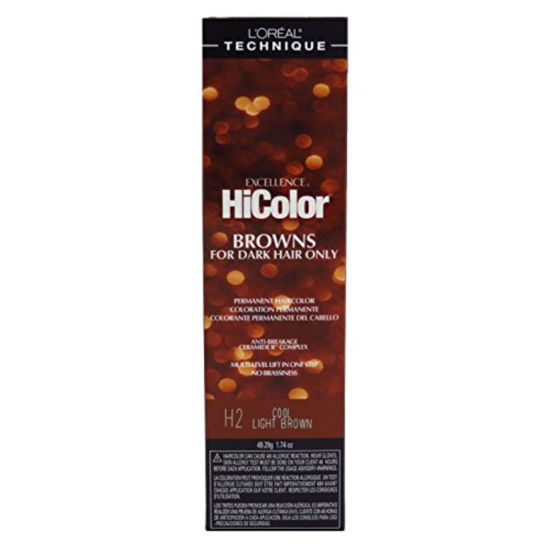 Picture of Loreal Excellence Hicolor H02 Tube Cool Light Brown 1.74 Ounce (51ml) (2 Pack)