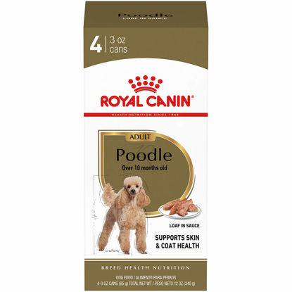 Picture of Royal Canin Poodle Adult Breed Specific Wet Dog Food, 3 oz can 4-pack