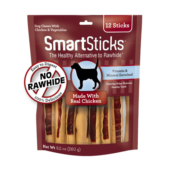 Picture of SmartBones SmartSticks, Treat Your Dog to a Rawhide-Free Chew Made With Real Meat and Vegetables