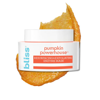 Picture of Bliss Pumpkin Enzyme Face Mask | Pumpkin Powerhouse Resurfacing & Exfoliating Mask | Vitamins, Minerals & Antioxidants for Brightness | Clean | Paraben Free | Cruelty-Free | Vegan (1.7 Oz)