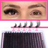 Picture of FANXITON DIY Lash Extension Kit Fluffy Lash Clusters 288 pcs Thick Lash Clusters Kit D Curl 10-18 mm Cluster Eyelash Extension Kit with Lash Bond and Seal Lash Tweezers Individual Lashes For Beginners