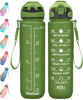 Picture of Enerbone 32 oz Drinking Water Bottle with Times to Drink and Straw, Motivational with Carrying Strap, Leakproof BPA & Toxic Free, Ensure You Drink Enough Water for Fitness Gym Outdoor