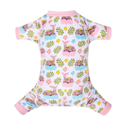 Picture of CuteBone Cozy and Cute Dog Pajamas - Soft and Comfortable Pet Sleepwear for Small and Medium Breed Dogs P286S