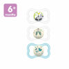 Picture of MAM Air Night & Day Baby Pacifier, For Sensitive Skin, Glows in the Dark, 3 Pack, 6-16 Months, Unisex,3 Count (Pack of 1)