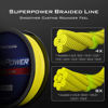 Picture of KastKing SuperPower Braid Fishing Line Advanced Superline, 8LB/0.08mm/(300M/327 Yds), Yellow