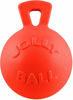 Picture of Jolly Pets Tug-n-Toss Heavy Duty Dog Toy Ball with Handle, 4.5 Inches/Small, Orange