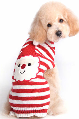 Picture of BOBIBI Dog Sweater Christmas Santa Pet Cat Winter Knitwear Warm Clothes