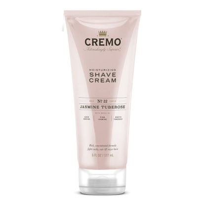 Picture of Cremo Jasmine Tuberose Moisturizing Shave Cream, Astonishingly Superior Ultra-Slick Shaving Cream Fights Nicks, Cuts and Razor Burn, 6 Fl Oz