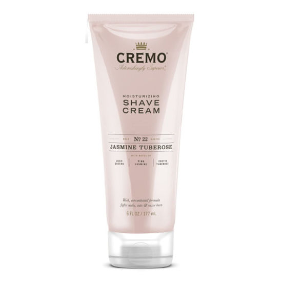 Picture of Cremo Jasmine Tuberose Moisturizing Shave Cream, Astonishingly Superior Ultra-Slick Shaving Cream Fights Nicks, Cuts and Razor Burn, 6 Fl Oz