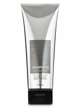 Picture of Bath and Body Works Graphite for Men Ultra Shea Body Cream Moisturizing Lotion 8 ounces