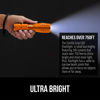 Picture of Gorilla Grip Powerful LED 750 FT Water Resistant 5 Adjustable Mode Tactical Flashlight, High Lumens Ultra Bright Battery Zoom Flashlights, Small Camping Car Mini Flash Light Accessories, 2 Pack Orange