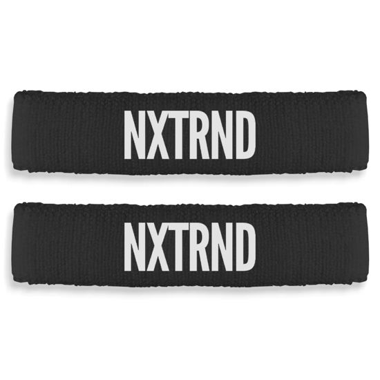 Picture of Nxtrnd Bicep Bands for Football, Slim Arm Sweat Bands, Sold as a Pair (Black) One Size Fits Most