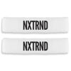 Picture of Nxtrnd Bicep Bands for Football, Slim Arm Sweat Bands, Sold as a Pair (White) One Size Fits Most