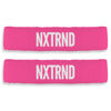 Picture of Nxtrnd Bicep Bands for Football, Slim Arm Sweat Bands, Sold as a Pair (Pink) One Size Fits Most