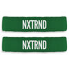 Picture of Nxtrnd Bicep Bands for Football, Slim Arm Sweat Bands, Sold as a Pair (Dark Green) One Size Fits Most