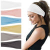 Picture of YONUF Fashion Headbands For Women Wide Headband Yoga Workout Head Bands Hair Accessories Band 6 Pack