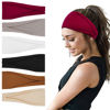 Picture of YONUF Fashion Headbands For Women Wide Headband Yoga Workout Head Bands Hair Accessories Band 6 Pack