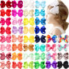 Picture of CÉLLOT 40 Pieces 4.5 Inch Hair Bows for Girls Clips Grosgrain Ribbon Boutique Hair Bow Alligator Clips For Girls Teens Toddlers Kids