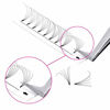 Picture of Premade Volume Eyelash Extensions 3D 5D 8D 0.07 0.10 Premade Fans C D Curl Volume Lash Extensions Short Stem Eyelash Extension Premade Fans (6D-0.10-C, 14mm)