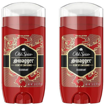 Picture of Old Spice Aluminum Free Deodorant for Men Swagger Lime & Cedarwood Scent Red Collection 3 Oz (Pack of 2)