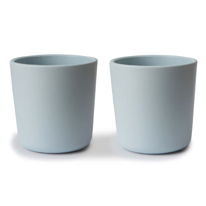 Picture of mushie Dinnerware Cups For Kids | Made in Denmark, Set of 2 (Powder Blue)