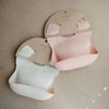 Picture of mushie Silicone Baby Bib | Adjustable Fit Waterproof Bibs (Powder Pink Confetti)