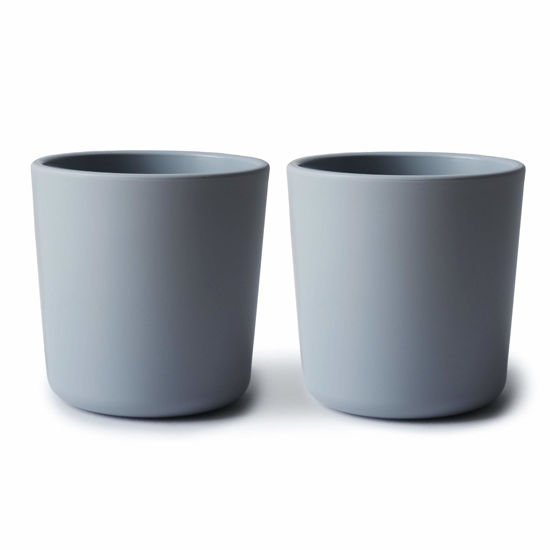 Picture of mushie Dinnerware Cups For Kids | Made in Denmark, Set of 2 (Cloud)