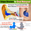 Picture of WaterDam A-Series Swimming Ear Plugs Ultra Comfy Great Waterproof Earplugs (Mixed Sizes, Size 1A+1: Toddler Little Kids 10m-6yrs & ExtraSmall Ear Women&Teens)