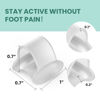 Picture of Welnove Gel Toe Separator, 12 Pack Pinky Toe Spacers, Aloe Vera Extract Infused Silicone Little Toe Spacers, Bunion Corrector, Bunion Cushions Pads for Preventing Rubbing & Relieve Pressure