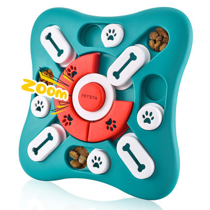 Picture of Dog Puzzle Toys, Treat Dispensing Dog Enrichment Toys for IQ Training and Brain Stimulation, Interactive Mentally Stimulating Toys as Gifts for Puppies, Cats, Dogs