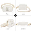 Picture of Birthday Gifts Initial Letter Waist Pack Personalized Gift for 8 9 10 11 12 Year old Girls Teen Cute Gifts Mini Small Pack White Letter B