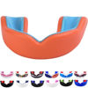 Picture of Oral Mart Orange/Blue Youth Mouth Guard for Kids - Youth Mouthguard for Karate, Flag Football, Martial Arts, Taekwondo, Boxing, Football, Rugby, BJJ, Muay Thai, Soccer, Hockey