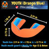 Picture of Oral Mart Orange/Blue Youth Mouth Guard for Kids - Youth Mouthguard for Karate, Flag Football, Martial Arts, Taekwondo, Boxing, Football, Rugby, BJJ, Muay Thai, Soccer, Hockey