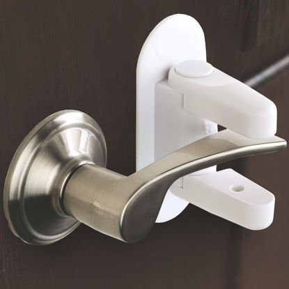 Picture of Door Lever Lock (2 Pack) Child Proof Doors & Handles, Adhesives - Child Safety by Tuut