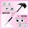 Picture of Lash Bond and Seal and Remover and Pro Eyelash Curlers with Eyelash Separator Comb Kit Strong Hold Long Lasting Bond and Seal Lash Glue and Gentle Cluster Lashes Remover and 2 in 1 Lashes Curler