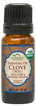 Picture of US Organic 100% Pure Clove Bud Essential Oil - USDA Certified Organic, Steam Distilled (10 ml)