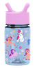 Picture of Simple Modern My Little Pony Kids Water Bottle Plastic BPA-Free Tritan Cup with Leak Proof Straw Lid | Reusable and Durable for Toddlers, Girls | Summit Collection | 12oz, Garden of Rainbows