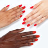 Picture of OPI xPRESS/ON Press On Nails, Up to 14 Days of Wear, Gel-Like Salon Manicure, Vegan, Sustainable Packaging, With Nail Glue, Short Red Nails, Cajun Shrimp