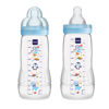 Picture of MAM Easy Active Baby Bottle, Switch Between Breast and to Clean, 4+ Months, Boy, 2 count (Pack of 1)